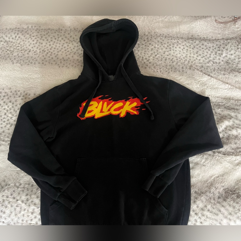 black hoodie